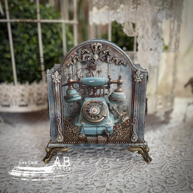 A4 Antique Comforts Decoupage Rice Paper (Le Petit Paris no 472)