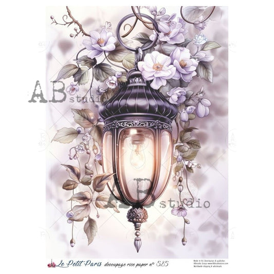 A4 Vintage Lantern (Le Petit Paris No 525)