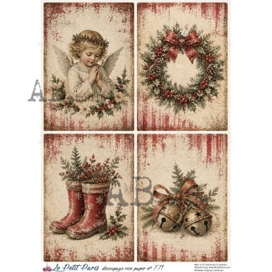 A4 Old-Fashioned Christmas Cheer (Le Petit Paris No 771)