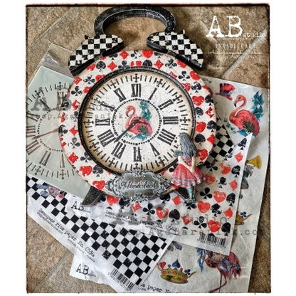 Clock - 6x6 Stencil - ID-368