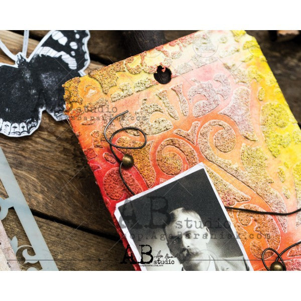 Baroque Medallion Panel - 6x9.5 Stencil - ID-148