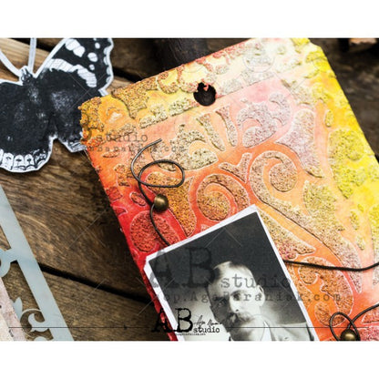 Baroque Medallion Panel - 6x9.5 Stencil - ID-148