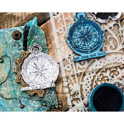 Baroque Medallion Panel - 6x9.5 Stencil - ID-148