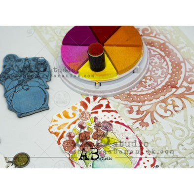 Baroque Medallion Panel - 6x9.5 Stencil - ID-148