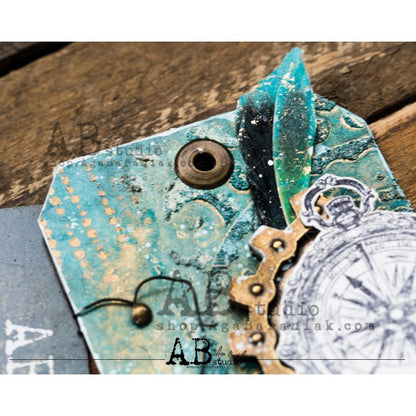 Baroque Medallion Panel - 6x9.5 Stencil - ID-148