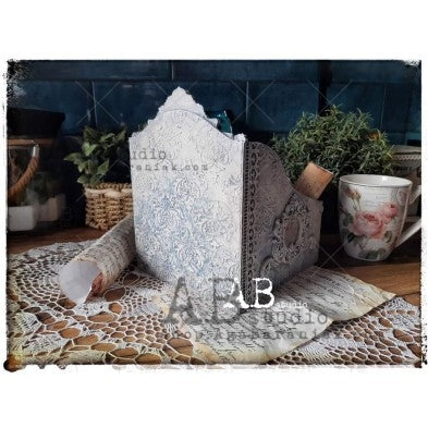 French Romance - 10x7 Stencil - ID-246