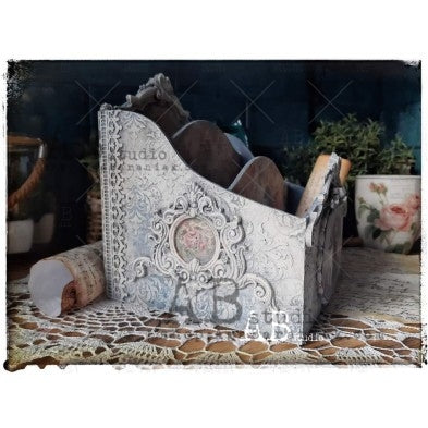 French Romance - 10x7 Stencil - ID-246