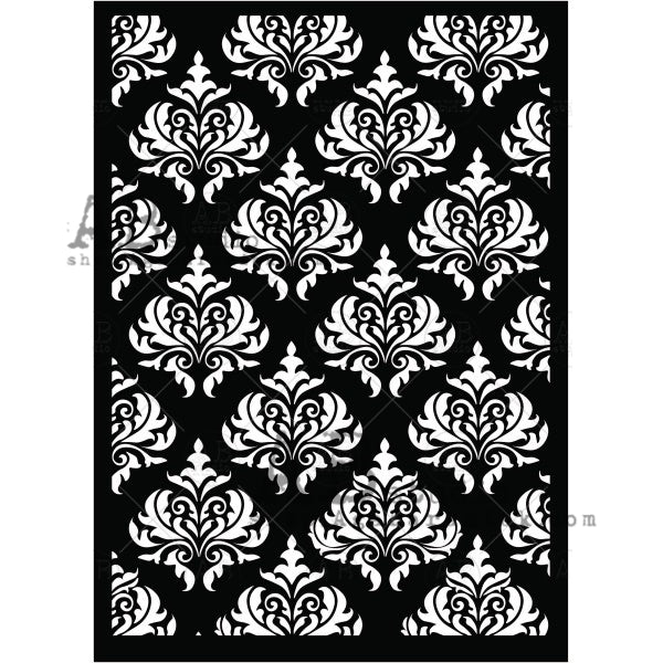 French Romance - 10x7 Stencil - ID-246