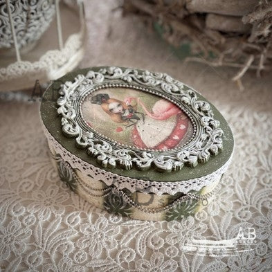 Ornate Folk Border - 11x3 Stencil - ID-479