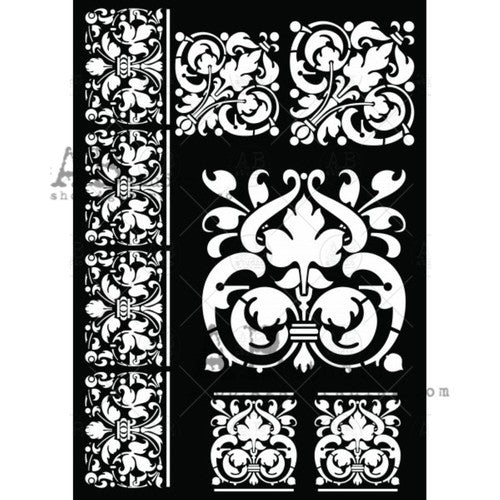 Regal Crest Collection - 11x7 Stencil - ID-381