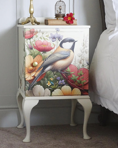 The Friendly Garden - 23.4 x 33.1 A1 Size Decoupage Paper - Mint by Michelle