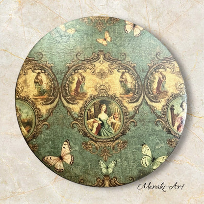 Versailles on Repeat - 23.4" x 33.1" A1 Size Decoupage Paper - Mint by Michelle